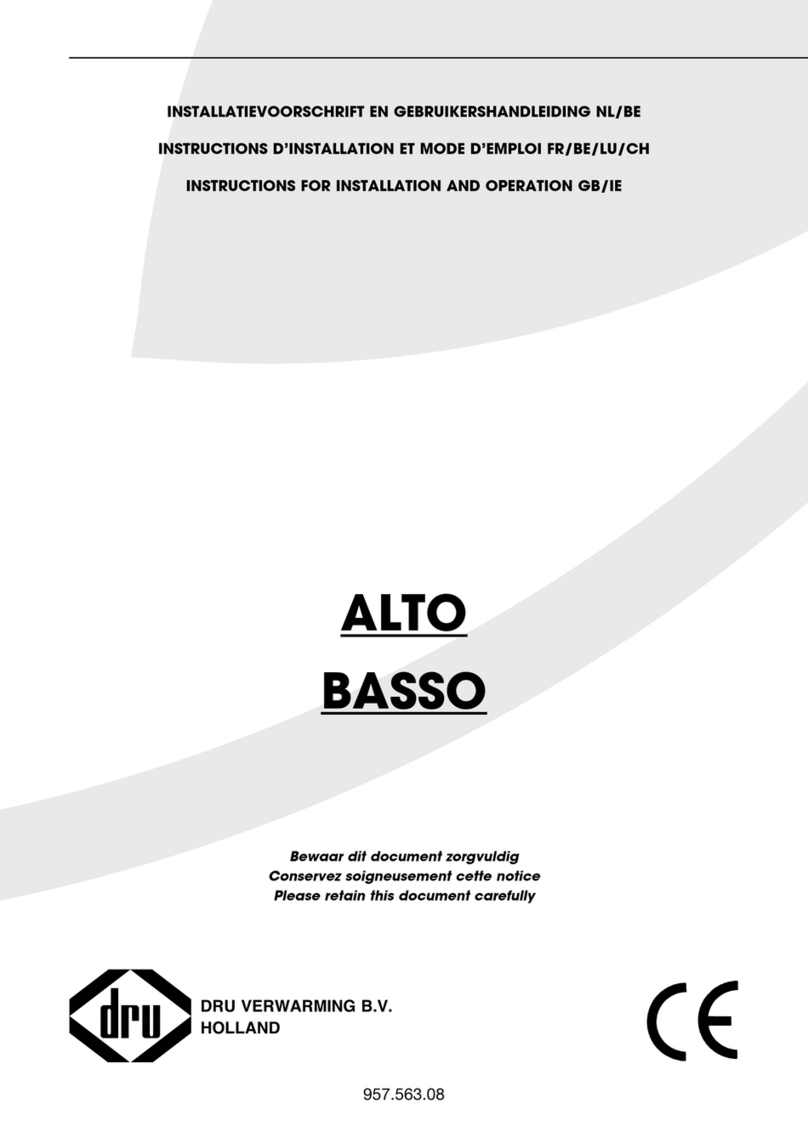 Dru ALTO Instructions for installation and operation