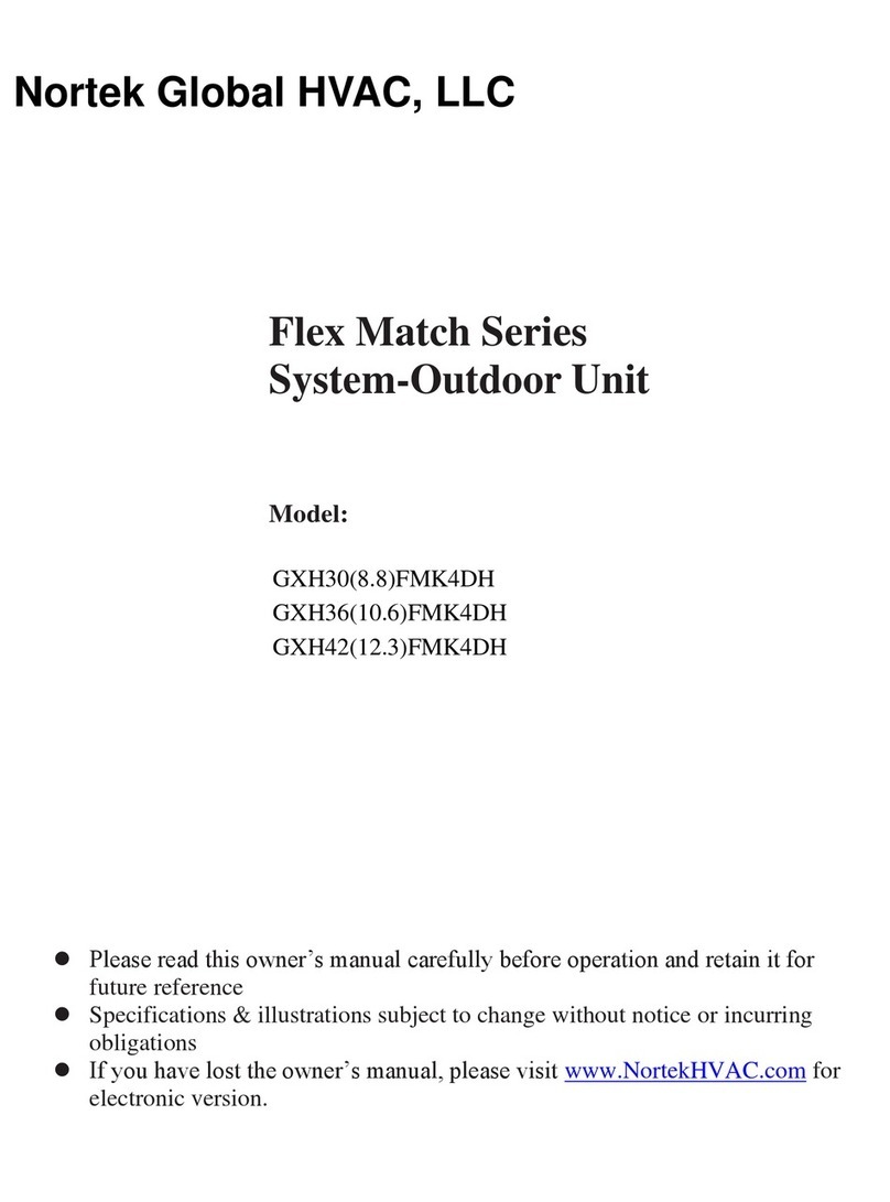 Nortek Flex Match Series owner's manual