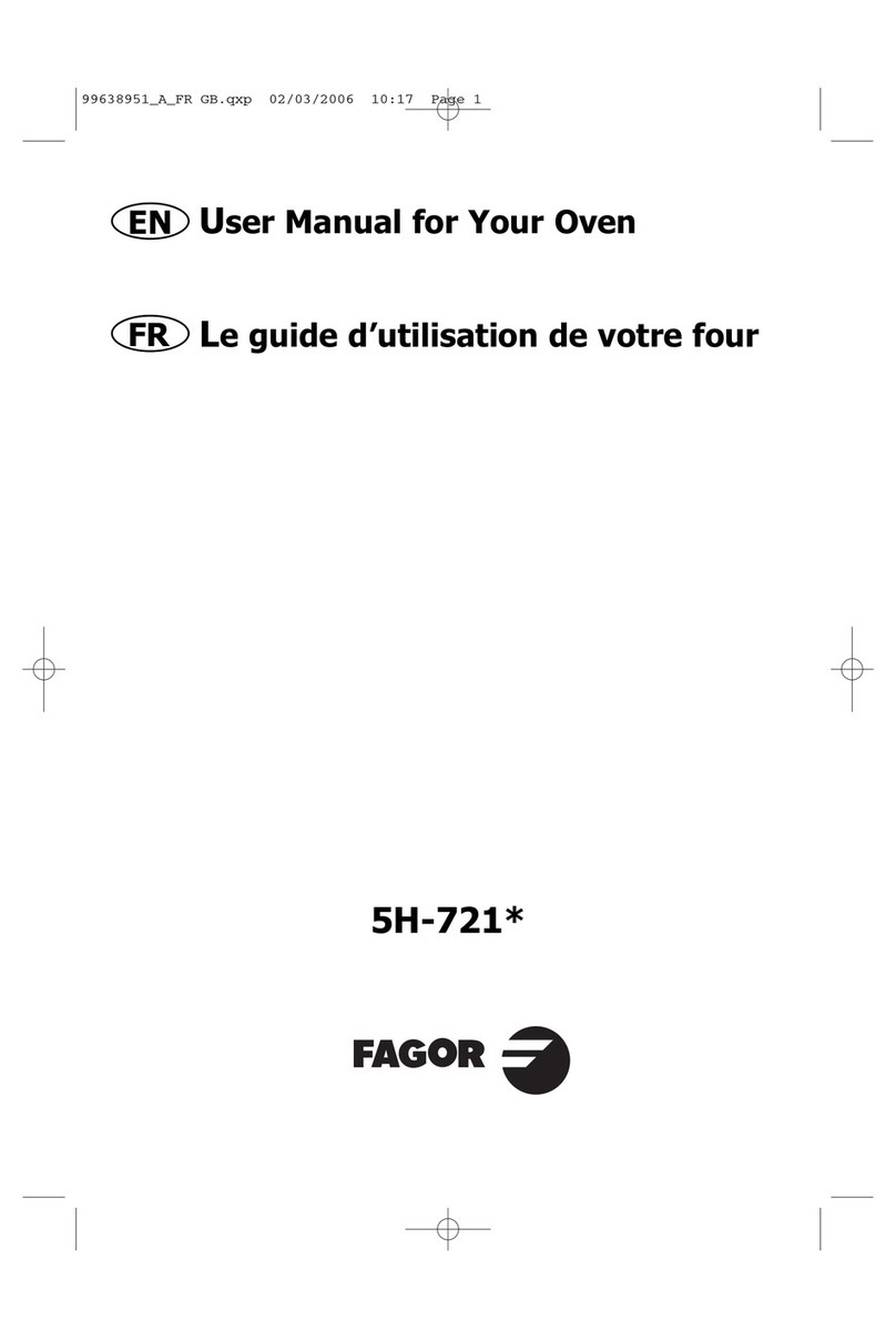 Fagor 5H-721 Series user manual
