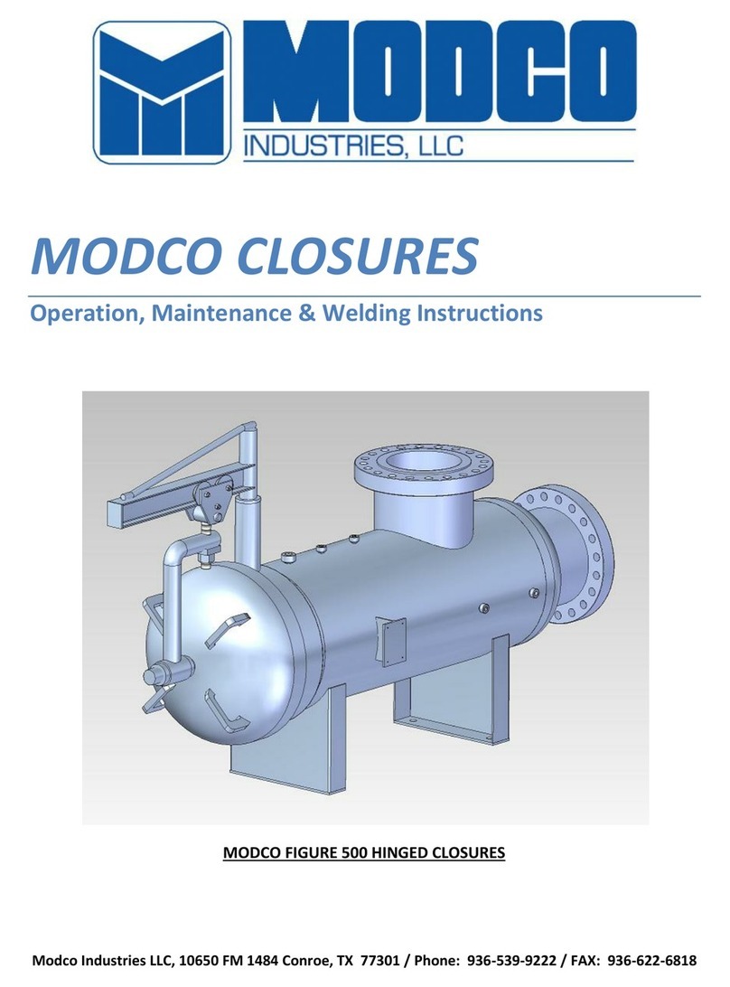 MODCO FIGURE 500 Operation and maintenance manual