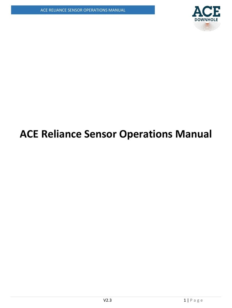 Ace RELIANCE User manual Ace RELIANCE User manual