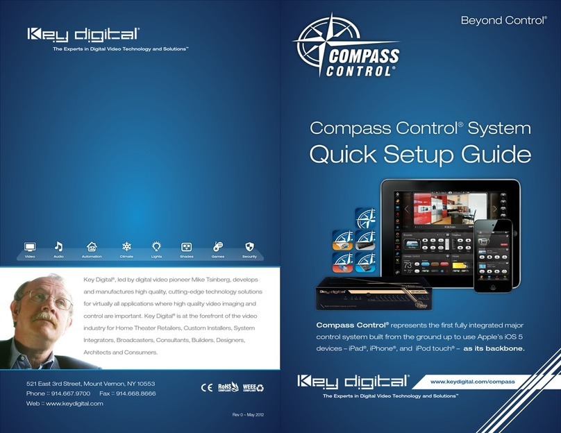 Key Digital Compass Control Quick setup guide