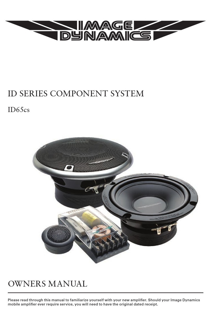 Image Dynamics USA ID Series owner's manual