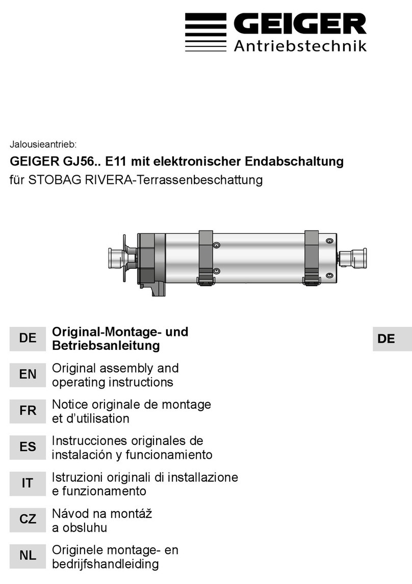 GEIGER GJ56E11 Series User manual