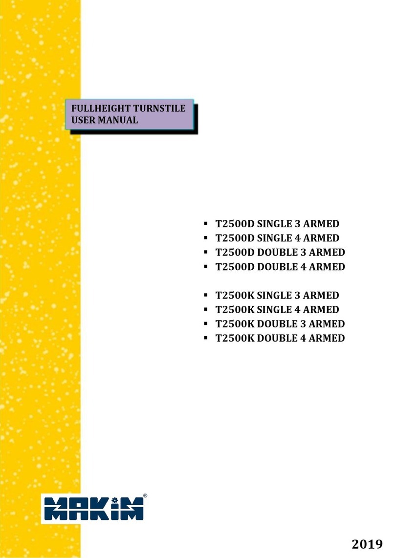 Makim T2500D SINGLE 3 user manual