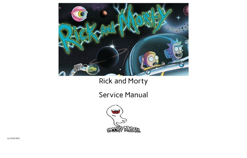 Spooky Pinball Rick and Morty User manual