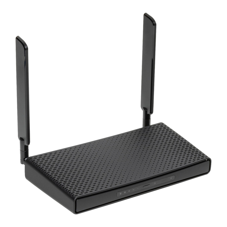 MikroTik hAP ac3 Series User manual