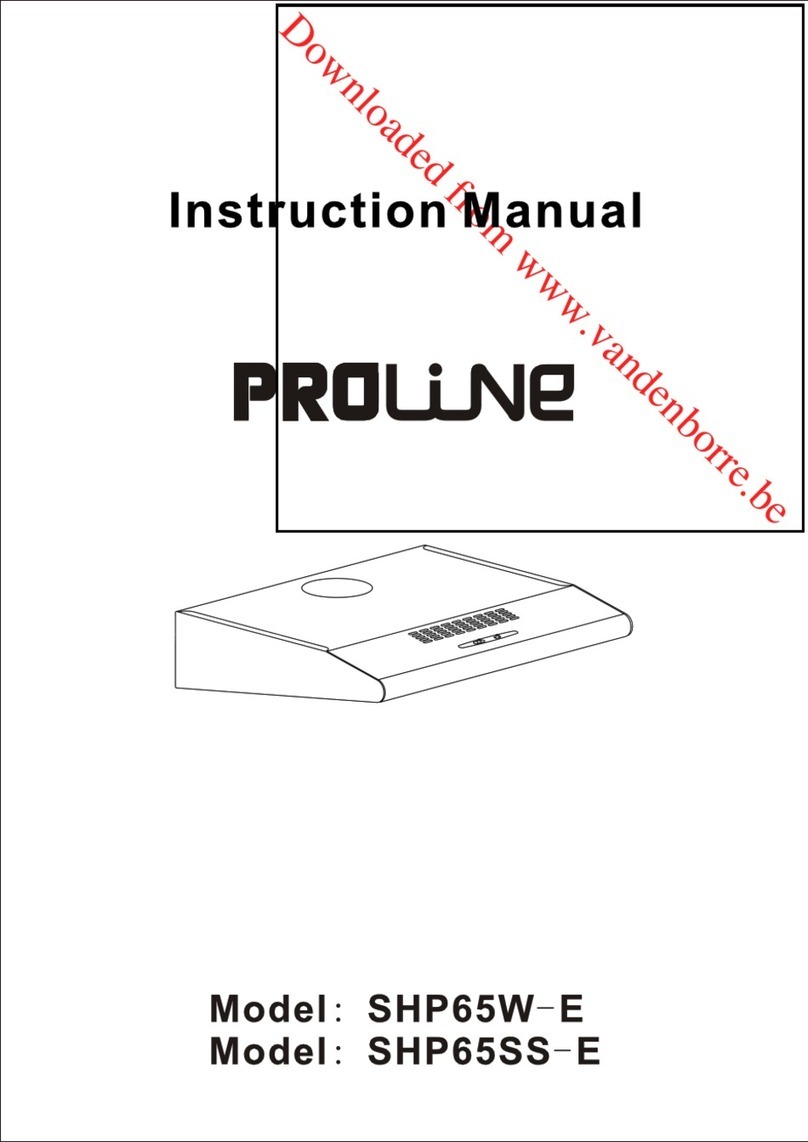 Proline SHP65W-E instruction manual Proline SHP65W-E instruction manual