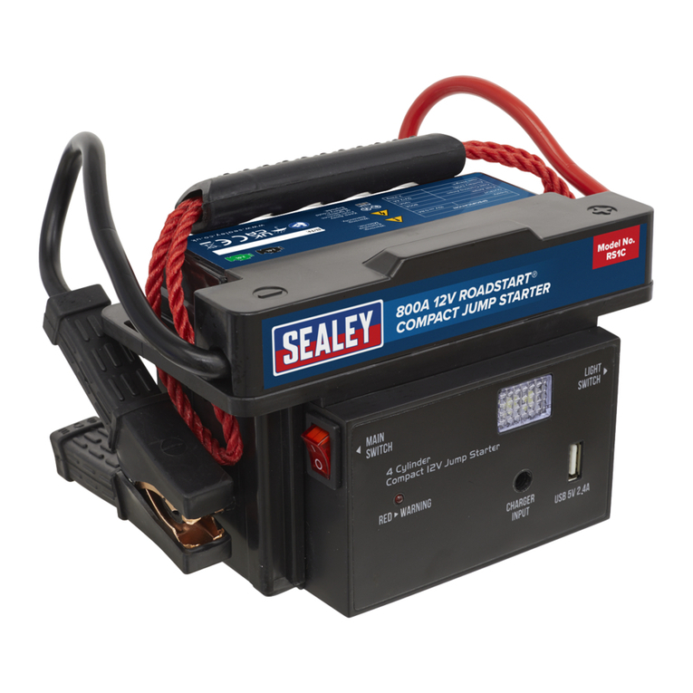 Sealey ROADSTART RS1C quick start guide
