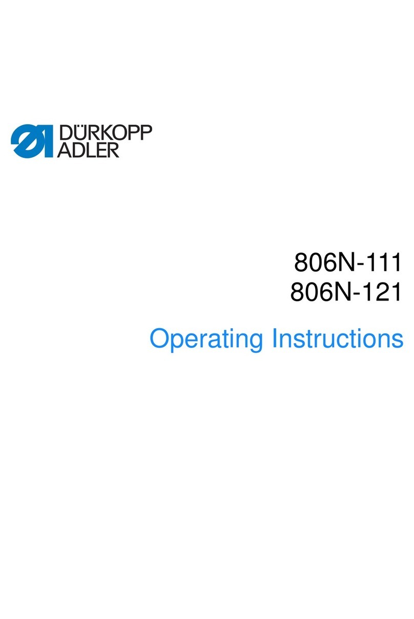 Dürkopp Adler 806N-111 operating instructions