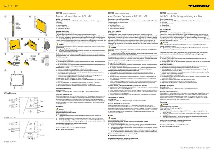 turck IM12-DI-PP Series User manual