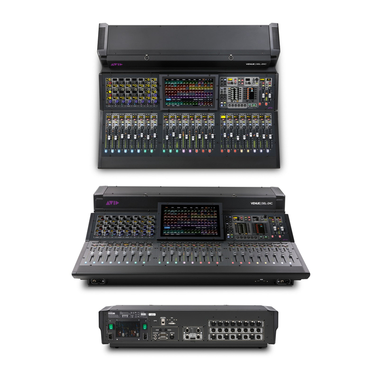 Avid Technology S6L Control Surface User manual Avid Technology S6L Control Surface User manual