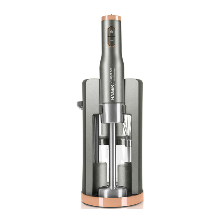 HAEGER Super Set HB-80C-024A User manual