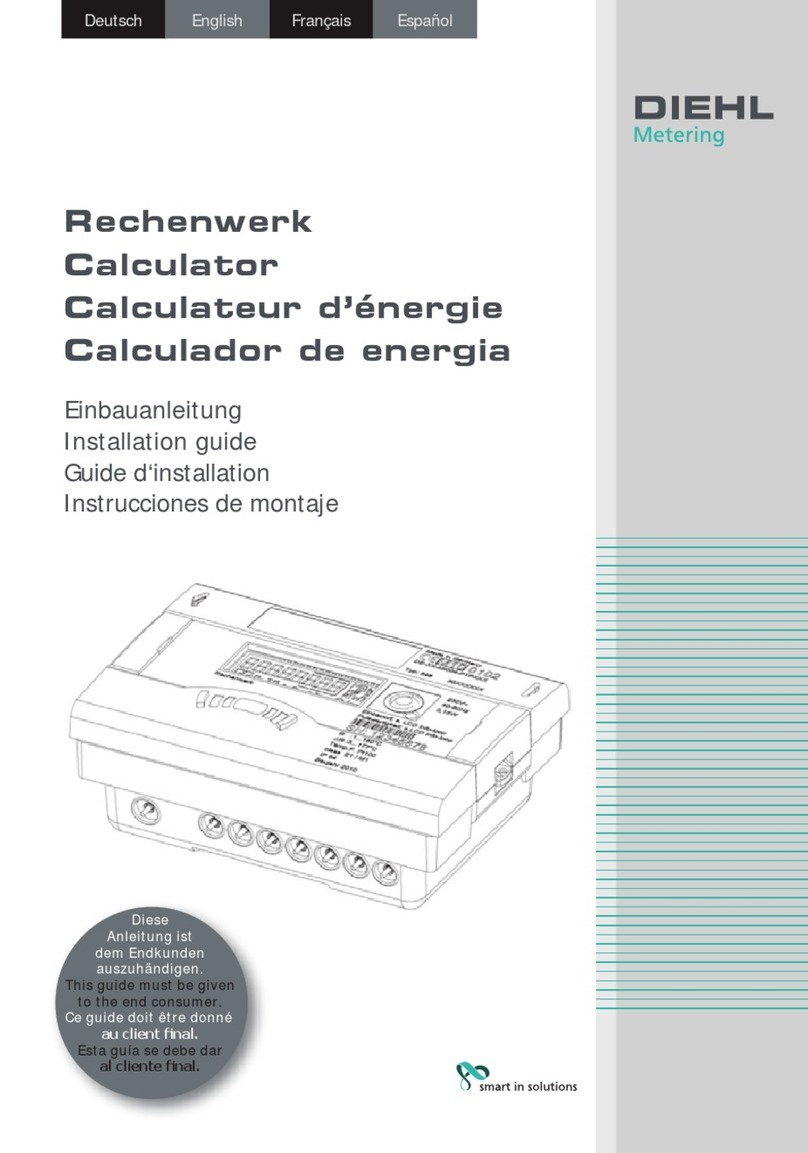 Diehl Metering SCYLAR INT 8 installation guide