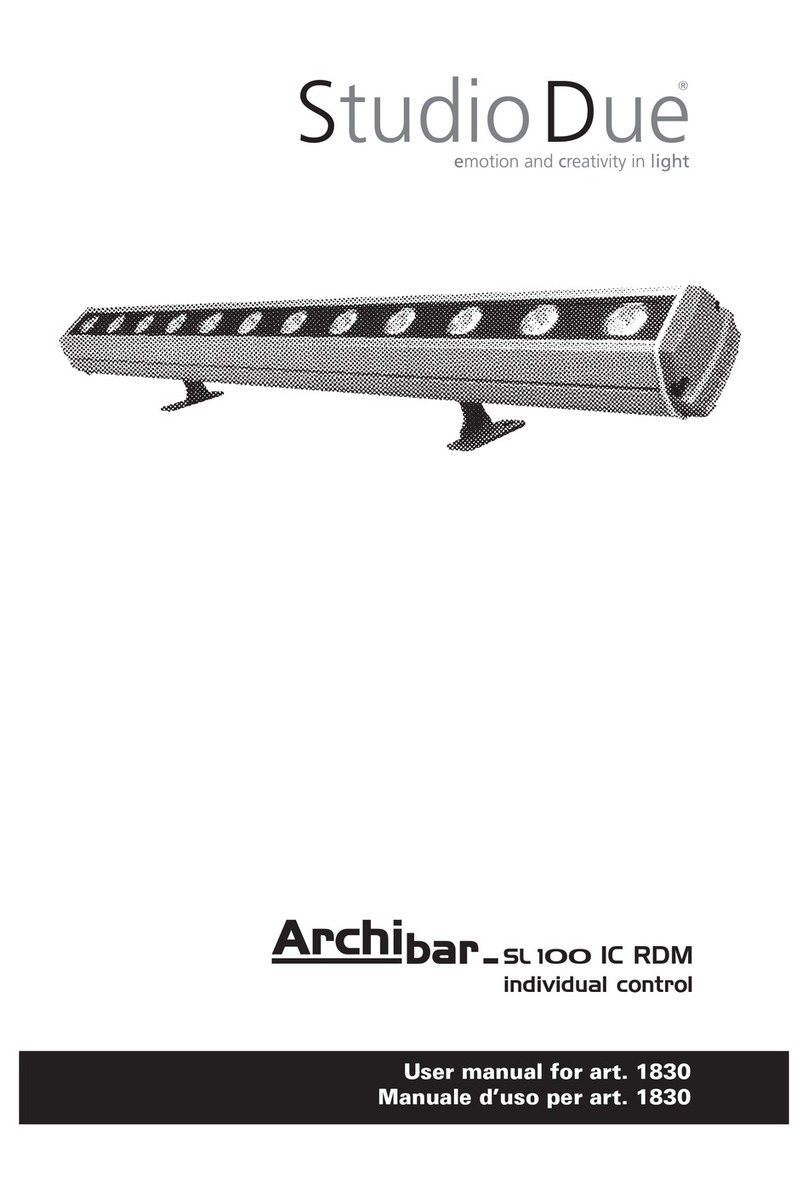 STUDIODUE ARCHIBAR SL100 IC RDM RGBW user manual