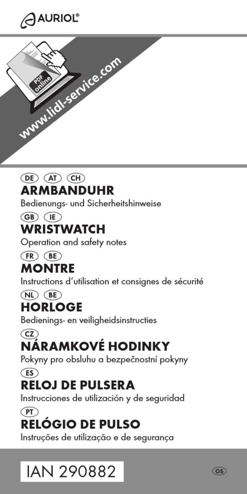Auriol HG03034A User manual