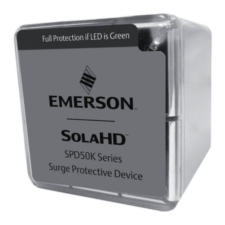 Emerson SolaHD SPD50K Series manual
