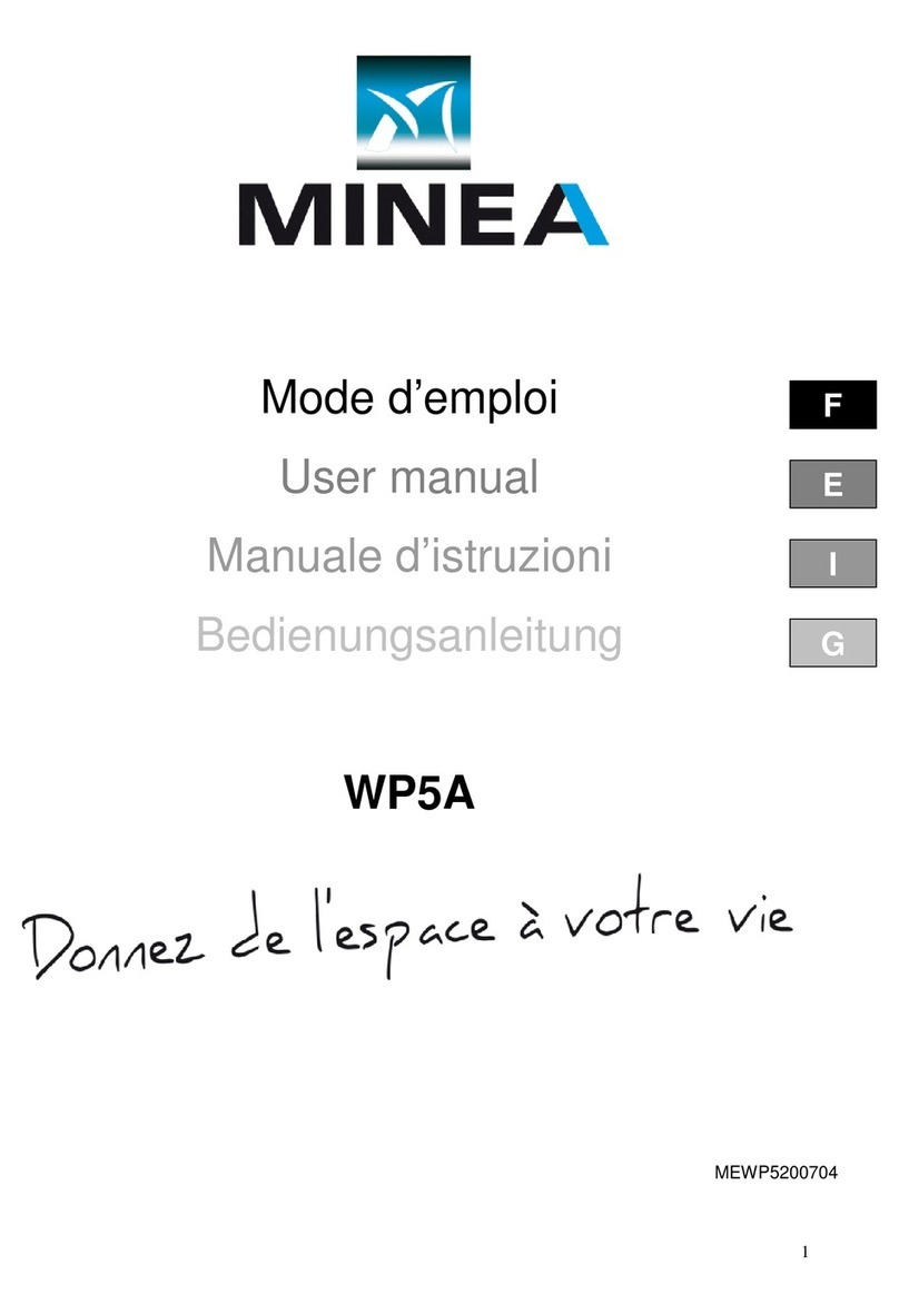 Minea WP5A user manual