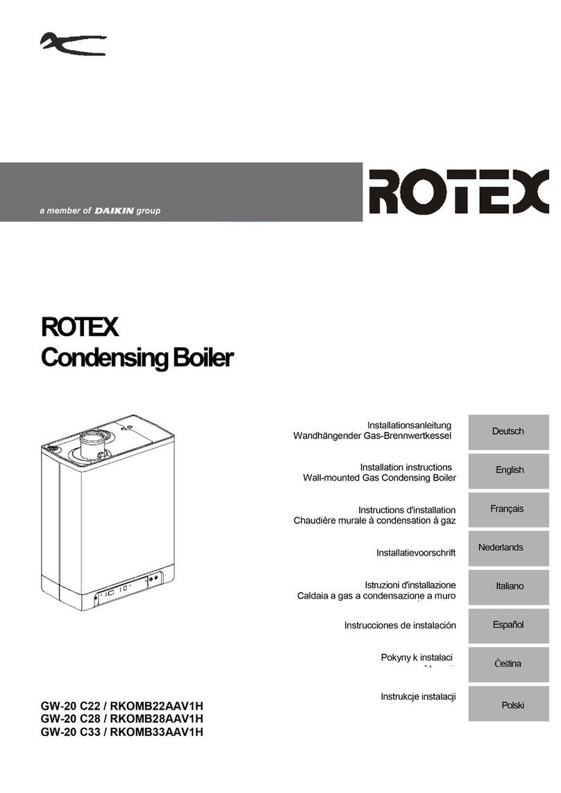 Daikin Rotex GW-20 C22 installation instructions