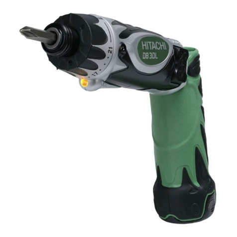 Hitachi Koki DB 3DL Handling instructions