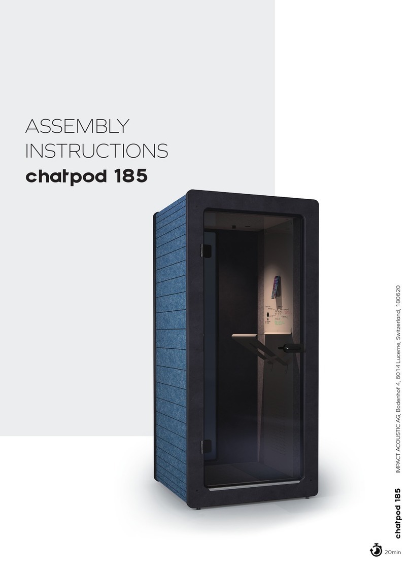 Impact Acoustics chatpod 185 Assembly instructions