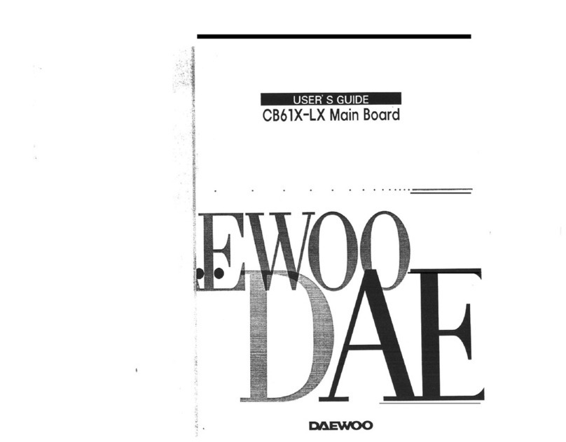 Daewoo CB61X-LX user manual
