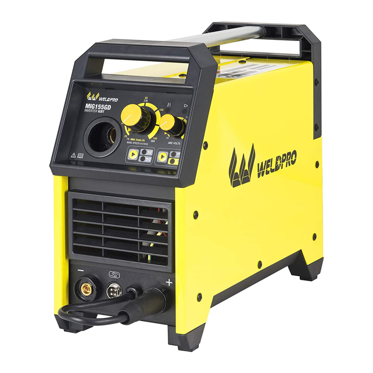 WELDPRO MIG155GD Operator's manual