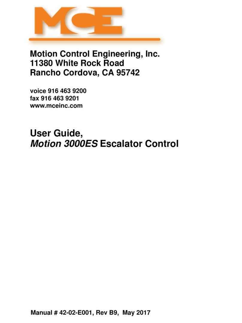 Motion Control Engineering Motion 3000ES user guide