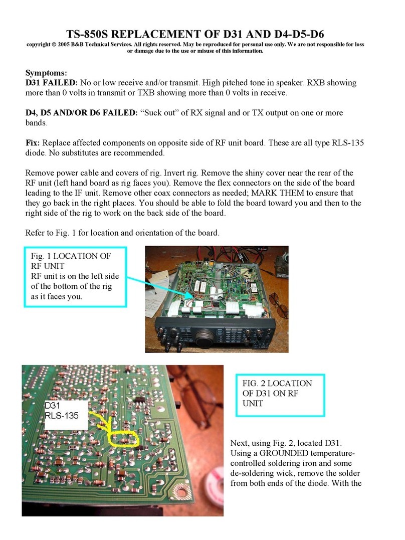 Kenwood TS-850S Operating and safety instructions