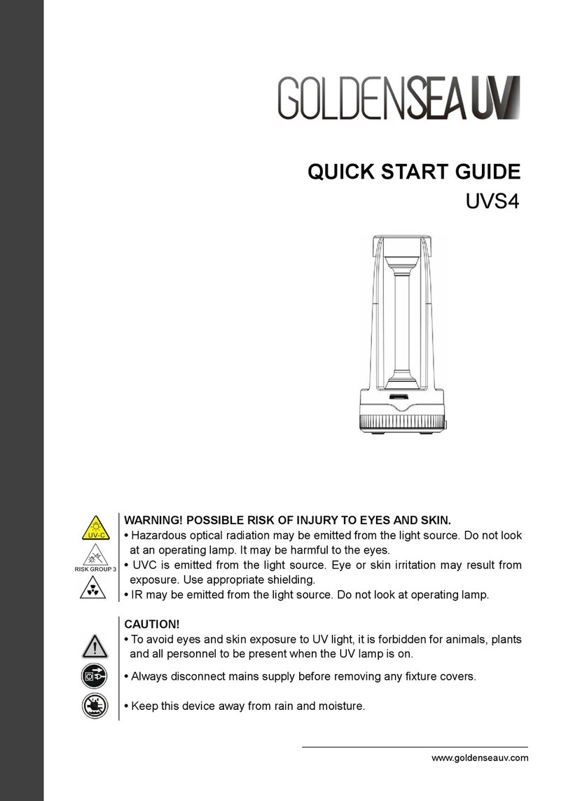 GOLDENSEA UV UVS4 quick start guide