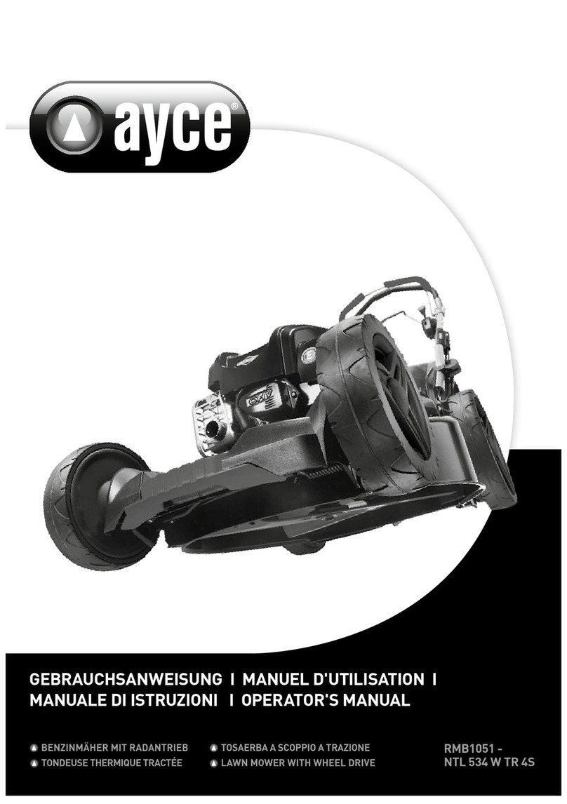 Ayce RMB1051 Operator's manual