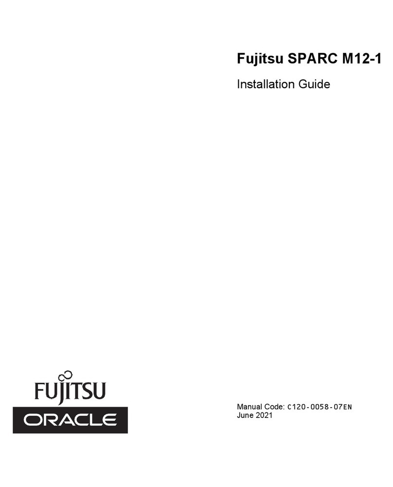 Fujitsu SPARC M12-1 User manual Fujitsu SPARC M12-1 User manual