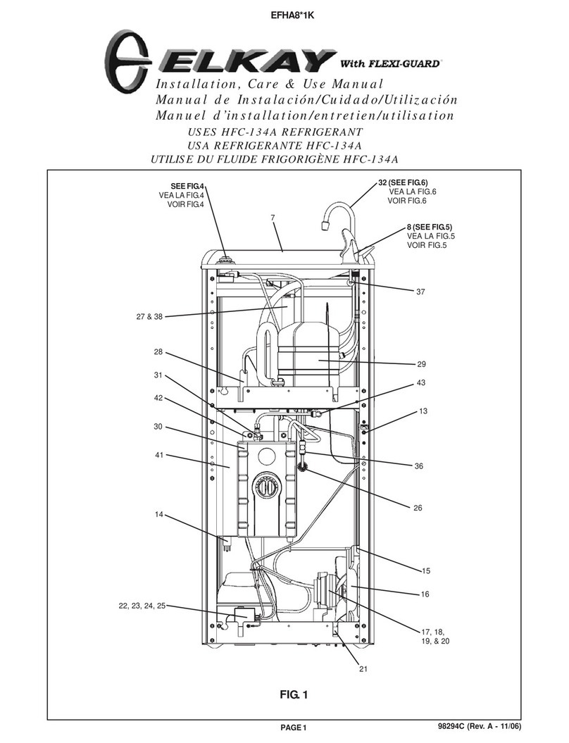 Elkay EFHA81K Series Installation manual Elkay EFHA81K Series Installation manual