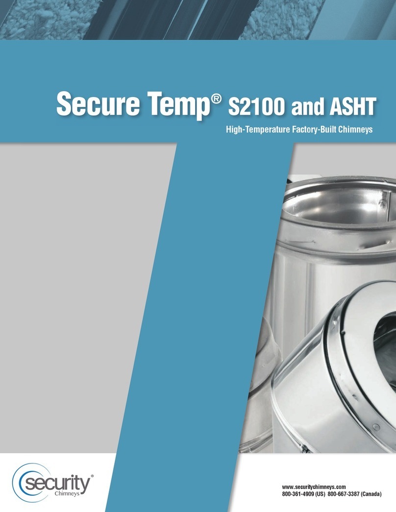 Security Chimneys Secure Temp S2100 manual