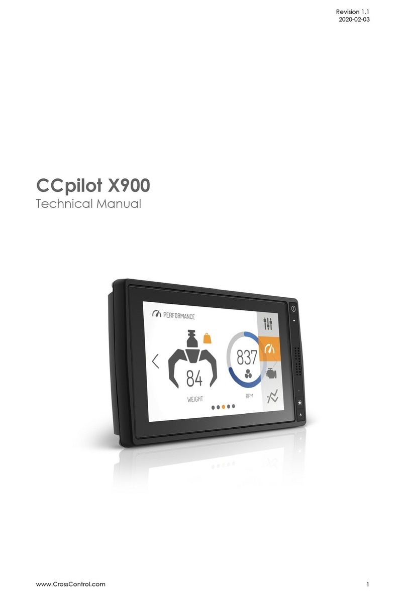 crosscontrol CCpilot X900 User manual
