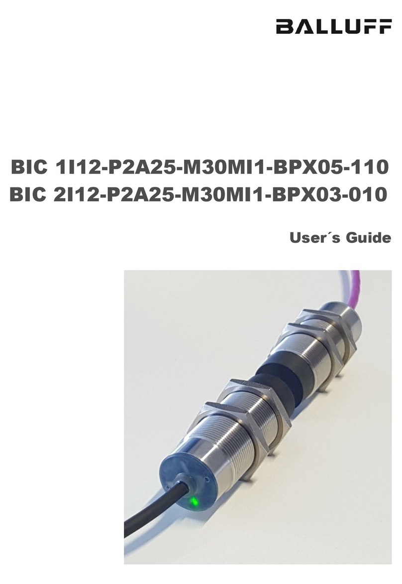 Balluff BIC 1I12-P2A25-M30MI1-BPX05-110 User manual Balluff BIC 1I12-P2A25-M30MI1-BPX05-110 User manual