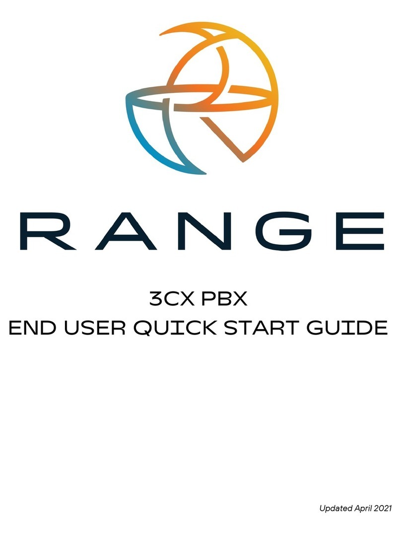 Range 3CX PBX End User Quick Start Guide
