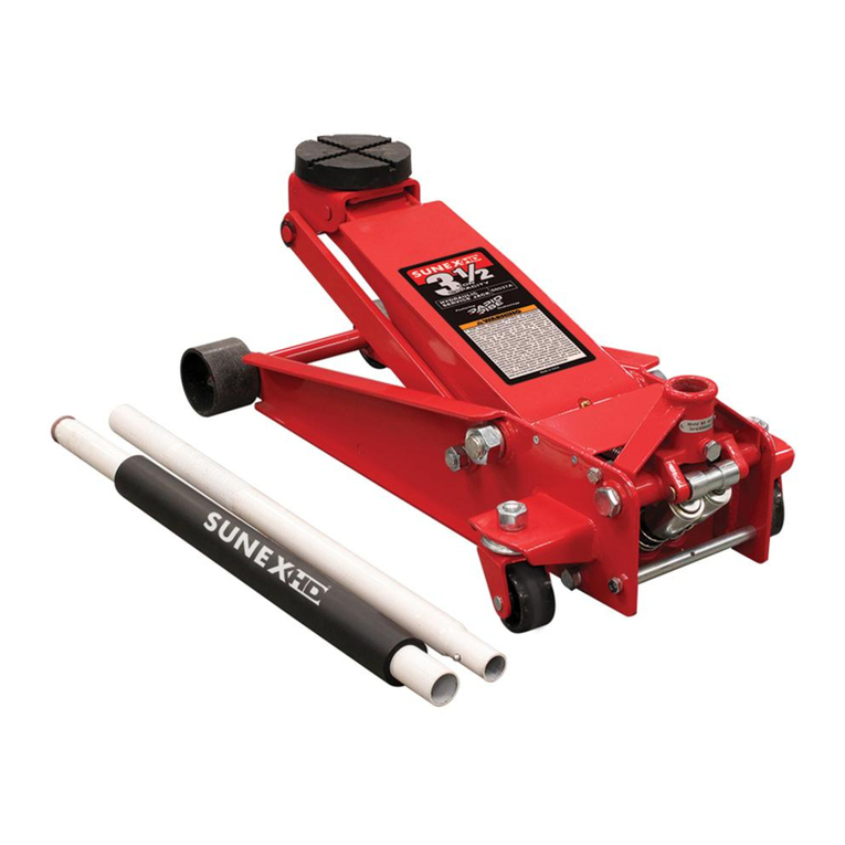 Sunex Tools 66037 User manual