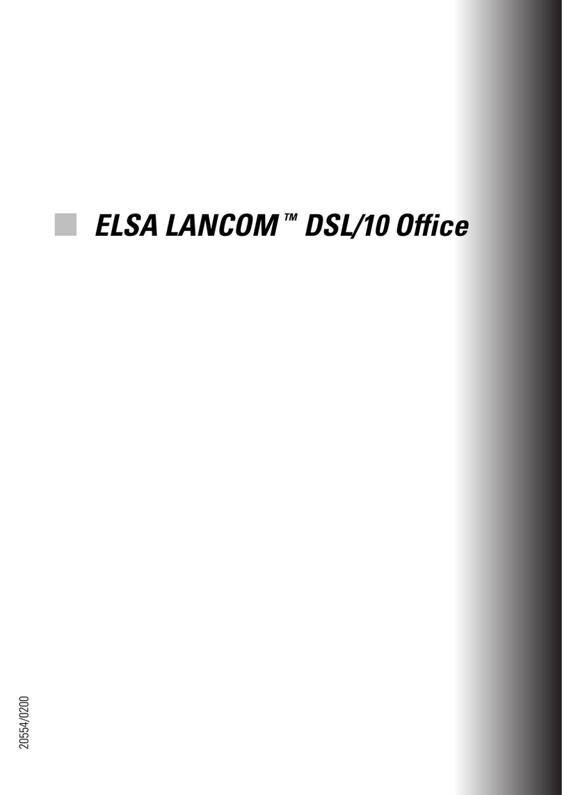 ELSA Lancom DSL/10 Office manual