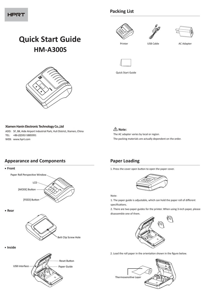 HPRT HM-A300S User manual
