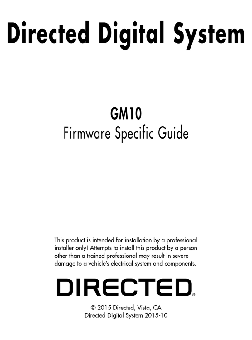 Directed GM10 Use and care manual Directed GM10 Use and care manual