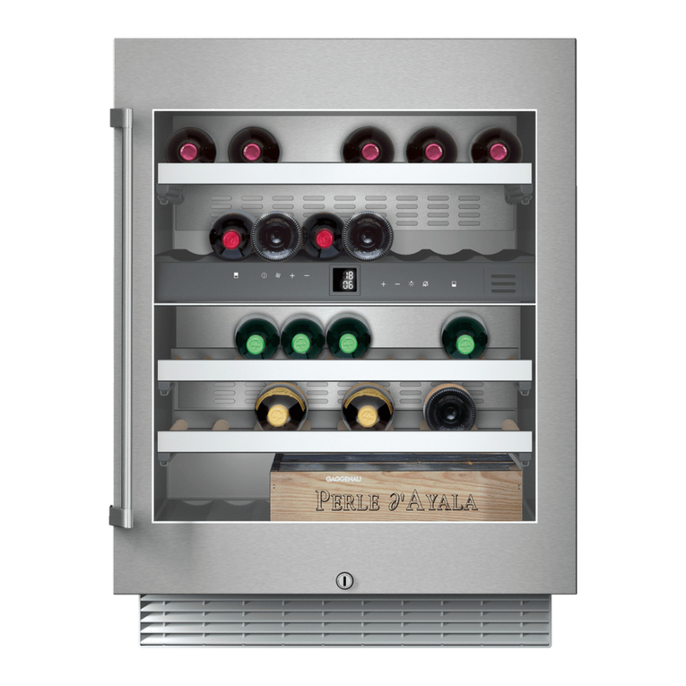 Gaggenau RW 404 operating instructions