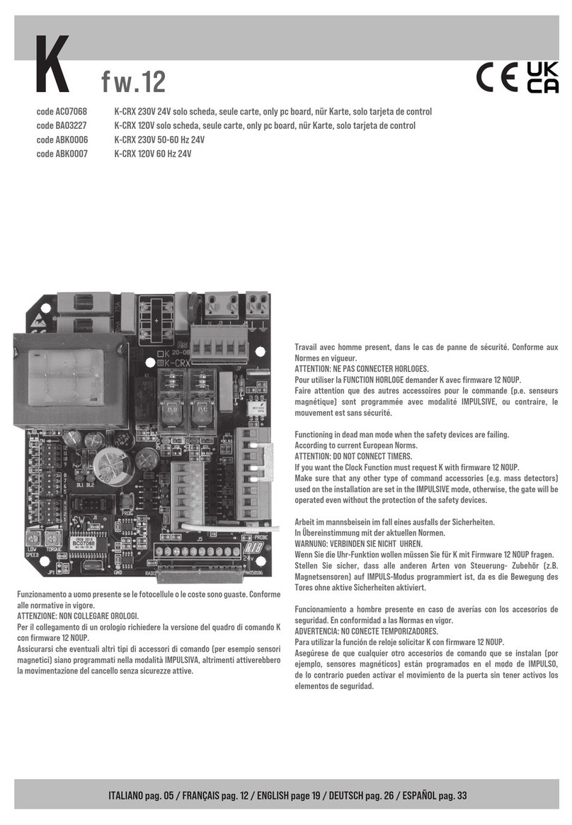 Ribind K-CRX manual