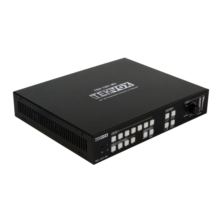 Tekvox TEK 1201-MV User manual