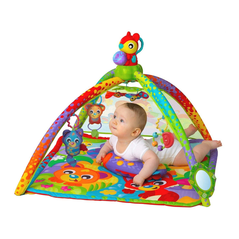 PLAYGRO Woodlands Music and Lights Projector Gym User manual