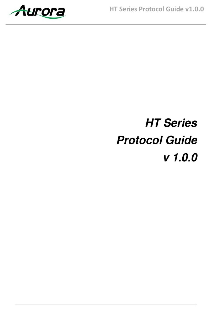Aurora HT Series User manual