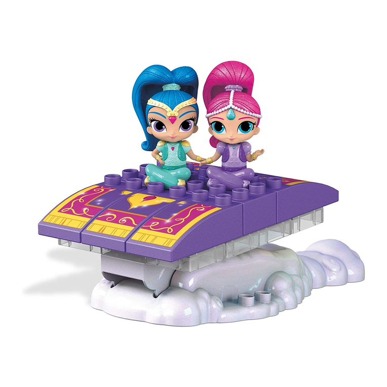 Mega Bloks Nickelodeon Shimmer and Shine Genie Market User manual