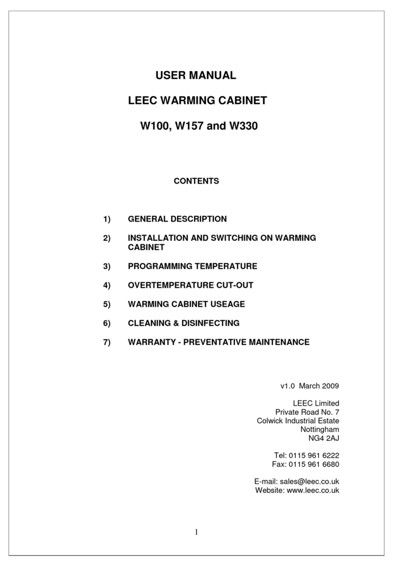LEEC W100 user manual