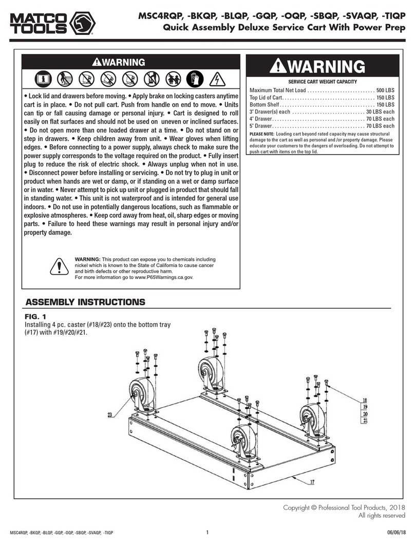 Matco Tools MSC4RQP Quick assembly