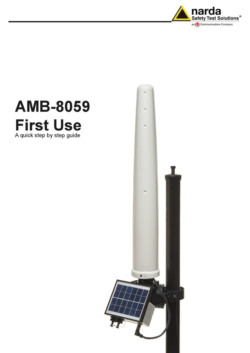 NARDA AMB-8059 User manual